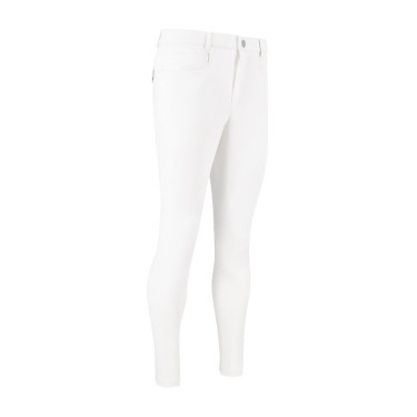Pantalon d'équitation Kentucky Mexico full grip homme Blanc