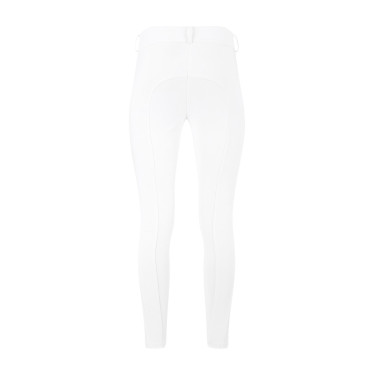 Pantalon d'équitation Kentucky Miami grip genoux femme Blanc