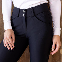 Pantalon d'équitation Kentucky Miami grip genoux femme Marine Bleu marine Pantalon d'équitation Kentucky Miami grip genoux femme Marine Bleu marine