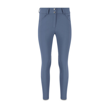 Pantalon d'équitation Kentucky Miami grip genoux femme Bleu océan
