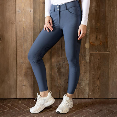 Pantalon d'équitation Kentucky Miami grip genoux femme Bleu océan Pantalon d'équitation Kentucky Miami grip genoux femme Bleu océan