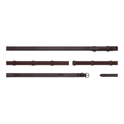 Rênes Hunter Grip Avec 7 Arretoirs 5/8 (Sans Stopper) Dy'on