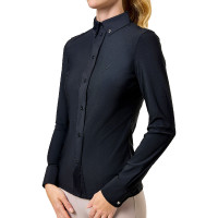 Chemise manches longues Equestrian Stockholm Performance femme Noir Chemise manches longues Equestrian Stockholm Performance femme Noir