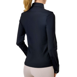 Chemise manches longues Equestrian Stockholm Performance femme Noir Chemise manches longues Equestrian Stockholm Performance femme Noir