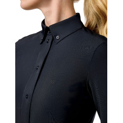 Chemise manches longues Equestrian Stockholm Performance femme Noir Chemise manches longues Equestrian Stockholm Performance femme Noir