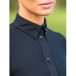 Chemise manches longues Equestrian Stockholm Performance femme Noir Chemise manches longues Equestrian Stockholm Performance femme Noir