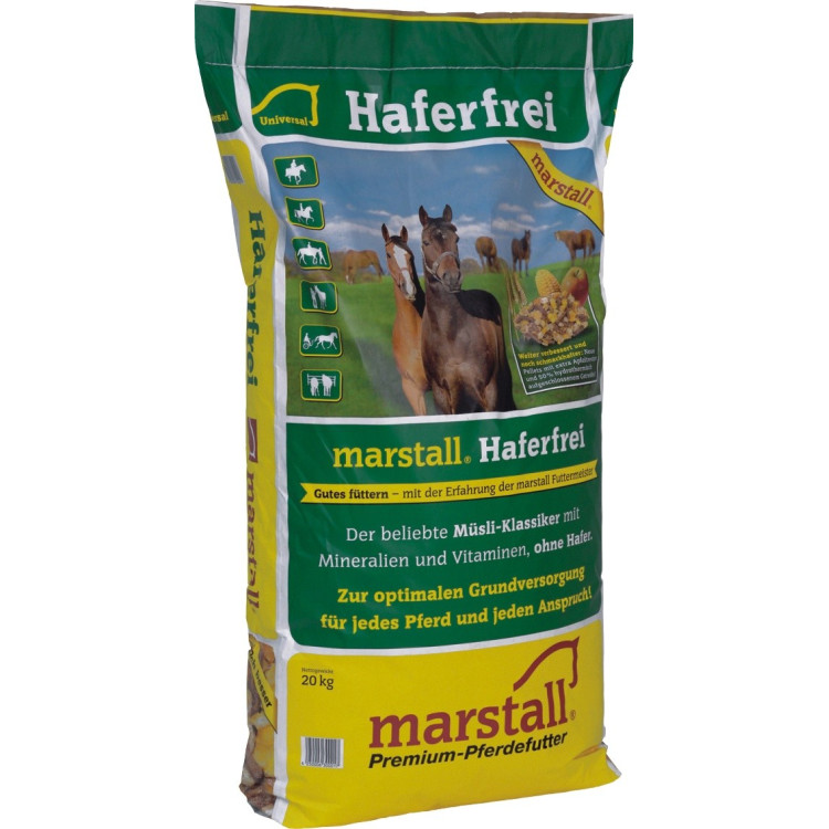 Marstall Haferfrei muesli sans avoine 20 kg