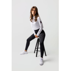 Legging B Vertigo Jenny à fond peau femme Noir