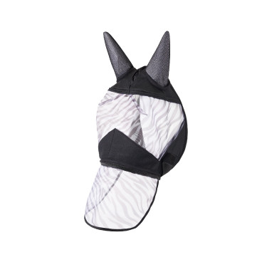 Masque anti-mouches Zebra Horze Noir Masque anti-mouches Zebra Horze Noir