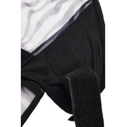 Masque anti-mouches Zebra Horze Noir Masque anti-mouches Zebra Horze Noir