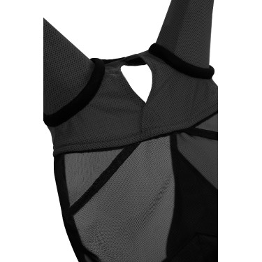 Masque anti-mouches rafraîchissant Horze Limited Edition Gris foncé