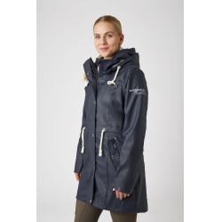 Imperméable en PU Emma femme B Vertigo Bleu marine foncé