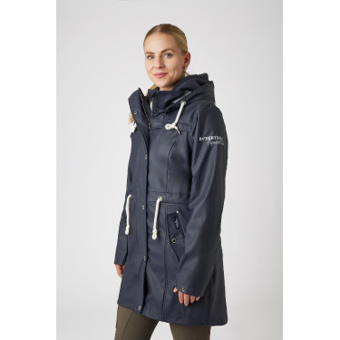 Imperméable en PU Emma femme B Vertigo Bleu marine foncé