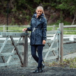 Imperméable en PU Emma femme B Vertigo Bleu marine foncé