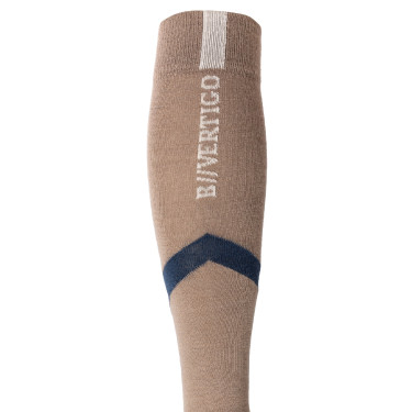 Chaussettes B Vertigo fonctionnelles en mélange de laine Layne Brun boue Beige