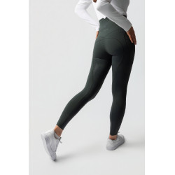 Legging thermique B Vertigo sans coutures grip intégral Leonora Vert scarabé Legging thermique B Vertigo sans coutures grip intégral Leonora Vert scarabé