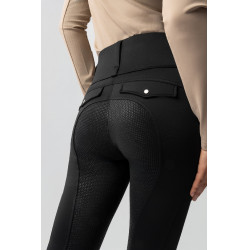 Legging thermique hybride Horze Anya full grip Noir