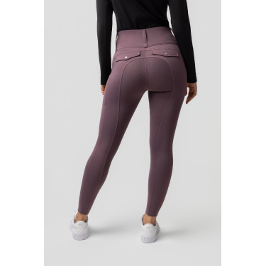Legging thermique hybride Horze Anya full grip Violet silex Legging thermique hybride Horze Anya full grip Violet silex