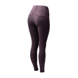 Legging thermique hybride Horze Anya full grip Violet silex Legging thermique hybride Horze Anya full grip Violet silex