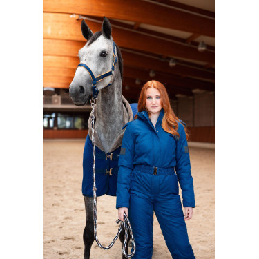 Couverture séchante polaire Delémont Horze Bleu arctique