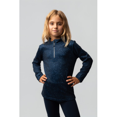 T-shirt d'entraînement Pegasus enfant Horze Blueberry Bleu T-shirt d'entraînement Pegasus enfant Horze Blueberry Bleu