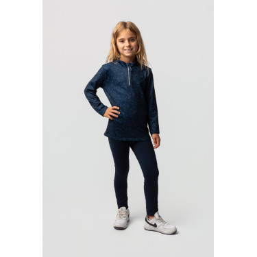 T-shirt d'entraînement Pegasus enfant Horze Blueberry Bleu T-shirt d'entraînement Pegasus enfant Horze Blueberry Bleu