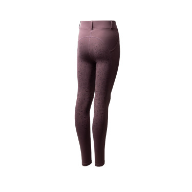 Legging Horze Dea enfant Thermo avec Grip Complet Silex Gris
