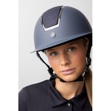 Casque Métal Scintillant Monarch II Horze Bleu foncé Casque Métal Scintillant Monarch II Horze Bleu foncé