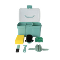 Boîte et brosses de pansage Horze enfant Wazabi Boîte et brosses de pansage Horze enfant Wazabi