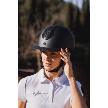 Casque d'équitation Horze Celeste Noir / noir Casque d'équitation Horze Celeste Noir / noir