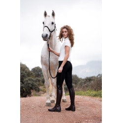 Legging Scrunch Horze Nessa full grip sans coutures Noir