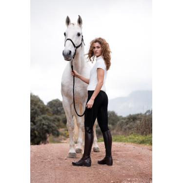 Legging Scrunch Horze Nessa full grip sans coutures Noir