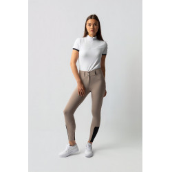 Pantalon d'équitation Horze Evelyn fond intégral femme Taupe simple Beige Pantalon d'équitation Horze Evelyn fond intégral femme Taupe simple Beige