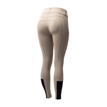 Pantalon d'équitation Horze Evelyn fond intégral femme Taupe simple Beige Pantalon d'équitation Horze Evelyn fond intégral femme Taupe simple Beige