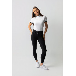 Pantalon Horze Grand Prix Pro fond intégral femme Marine foncé Bleu