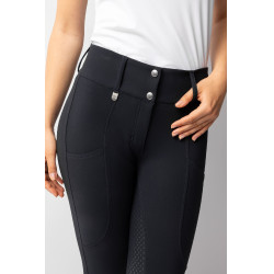 Pantalon Horze Grand Prix Pro fond intégral femme Marine foncé Bleu