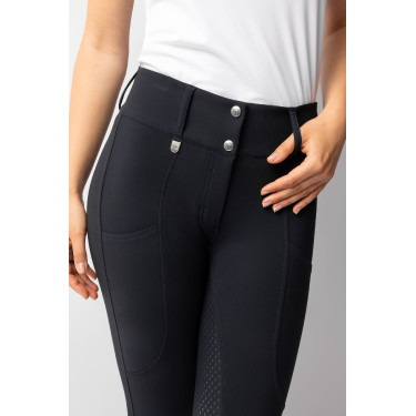 Pantalon Horze Grand Prix Pro fond intégral femme Marine foncé Bleu
