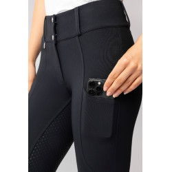 Pantalon Horze Grand Prix Pro fond intégral femme Marine foncé Bleu