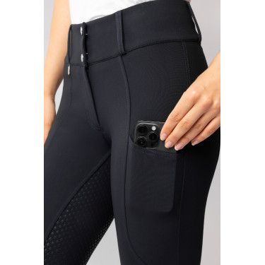 Pantalon Horze Grand Prix Pro fond intégral femme Marine foncé Bleu