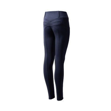 Pantalon d'équitation Horze Mira enfant fond intégral Ouverture Bleu marine