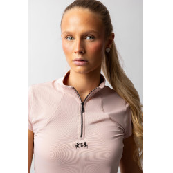 T-shirt d'entraînement B Vertigo Joelle manches courtes femme Sepia rose