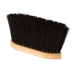 Brosse classique en bois longue douce Grooming Deluxe Noir