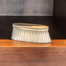 Brosse dure Wooden classic medium Grooming Deluxe Naturel Marron