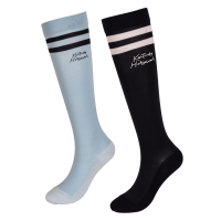 Chaussettes Stripes lot de 2 Kentucky Bleu marine / bleu clair Chaussettes Stripes lot de 2 Kentucky Bleu marine / bleu clair