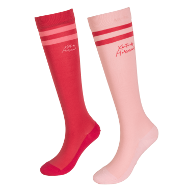 Chaussettes Stripes lot de 2 Kentucky Rose / rose clair