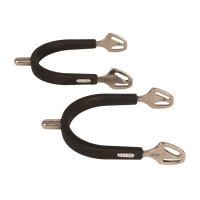 Eperons ronds en acier avec caoutchouc Velari Acier Inoxydable