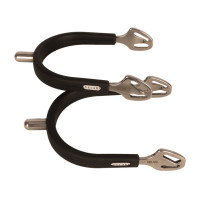 Eperons ronds en acier avec caoutchouc Velari Acier Inoxydable