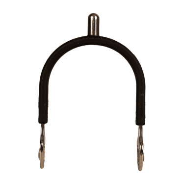 Eperons ronds en acier avec caoutchouc Velari Acier Inoxydable