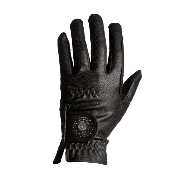 Gants d'équitation avec Grip et Paillettes Kentucky Noir Gants d'équitation avec Grip et Paillettes Kentucky Noir