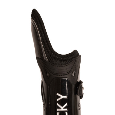 Guêtres antérieures avec protection du carpe élastique Kentucky Noir